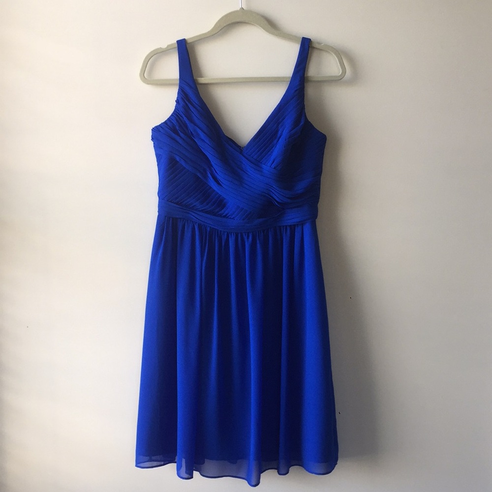 David’s Bridal Bridesmaid Dress - Blue - Size 10